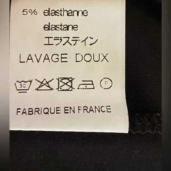 NWT Sunlight blouse. Black with graffiti print.  Medium. Made in France - Picture 5 of 6